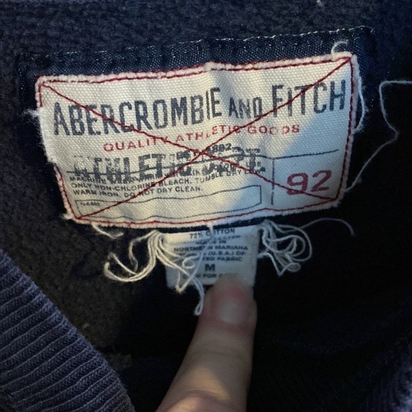 Abercrombie Oversized Vintage Brand Sweatshirt - Picture 4 of 9